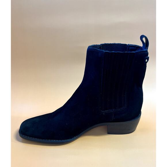 Sam Edelman Women's Ankle Booties Boots Heeled Black Suede Size 8 - Picture 2 of 5